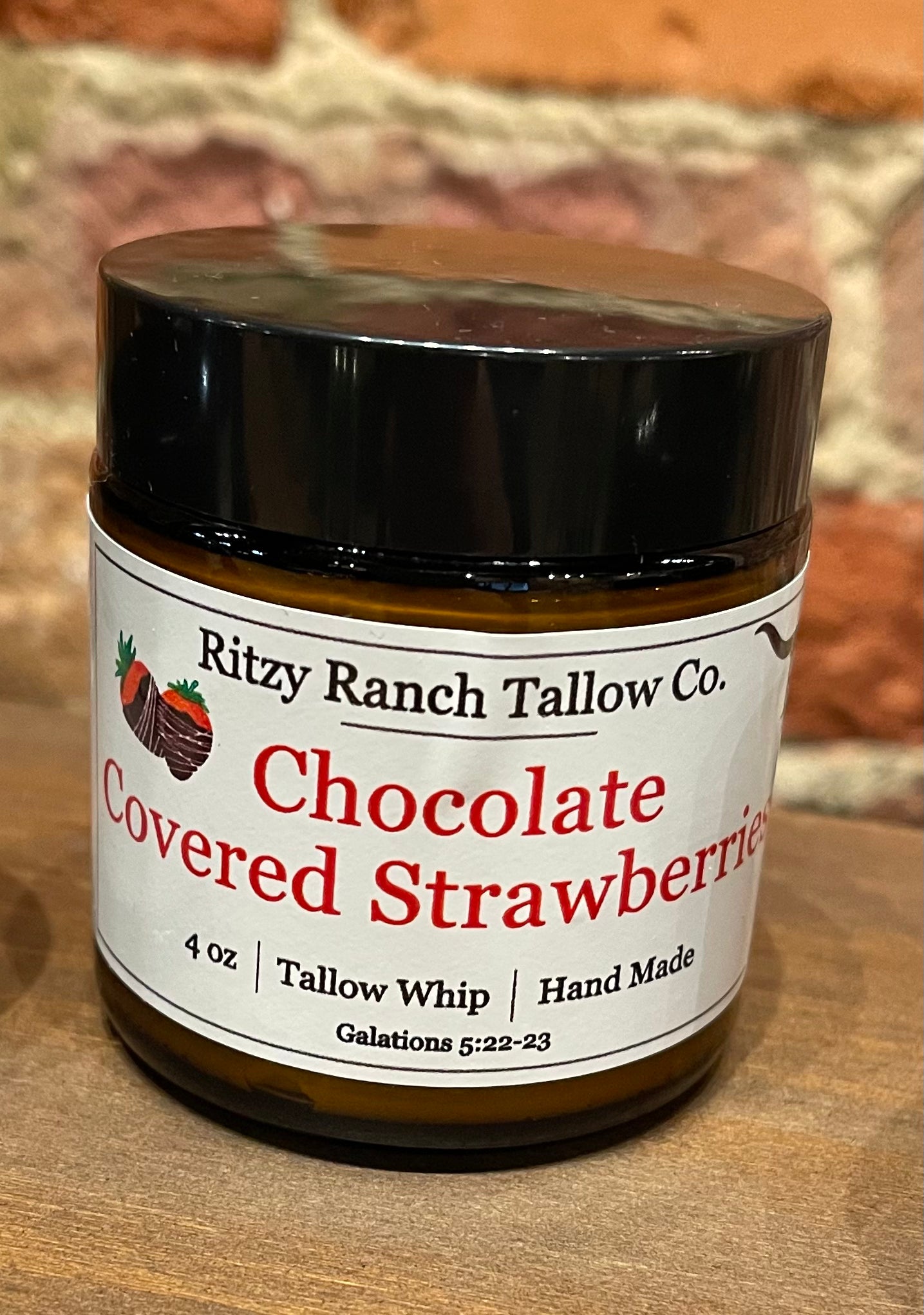 Chocolate Covered Strawberries Tallow Whip