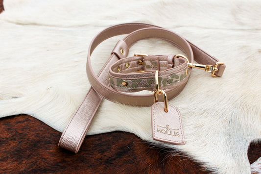 Hollis Leapard Charm Dog Leash