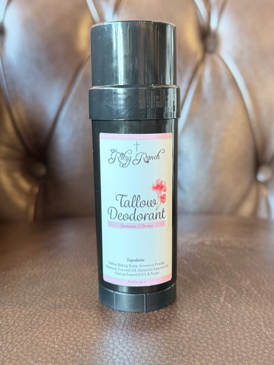 Geranium and Orange Tallow Deodorant